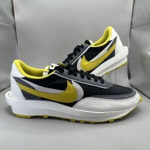 Nike LDWaffle Sacai Undercover Shoes Mens Size 15 Black Bright Citron DJ4877-001